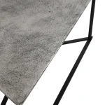 Burton Cast Aluminum Nesting Coffee Tables Set Of 2 - Image 5