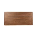 Selena Solid Wood Rectangle Dining Table Dining Tables Brown 17