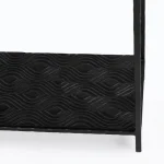 Harrison Glass/aluminum Rectangle Console Tables Set Of 2 Console Tables black 28