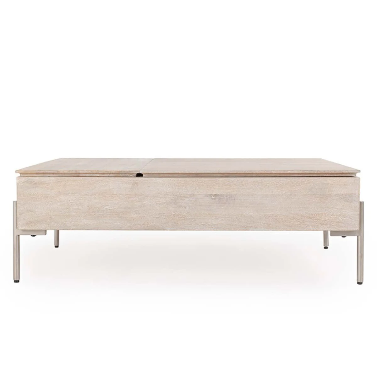 Rocklin Solid Wood Double Round Lift Top Coffee Table Cocktail & Coffee Tables Classic Home 6