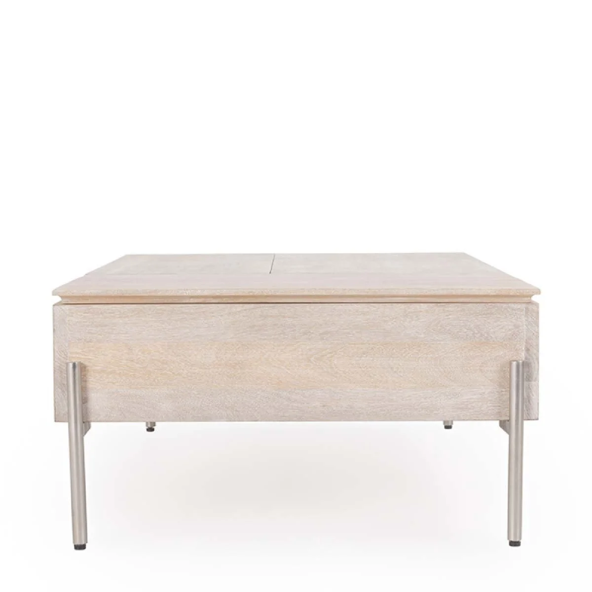 Rocklin Solid Wood Double Round Lift Top Coffee Table Cocktail & Coffee Tables Classic Home 7