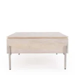 Rocklin Solid Wood Double Round Lift Top Coffee Table Cocktail & Coffee Tables Classic Home 16