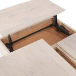 Rocklin Solid Wood Double Round Lift Top Coffee Table Cocktail & Coffee Tables Classic Home 18