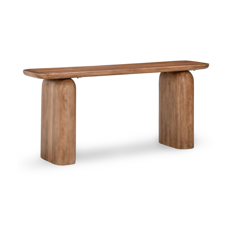 Chloe Solid Wood Rectangle Console Table