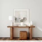 Chloe Solid Wood Rectangle Console Table - Image 7
