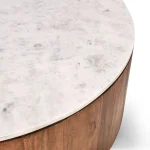 Josie Solid Wood Round Coffee - Image 3