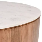 Josie Solid Wood Round Coffee - Image 4