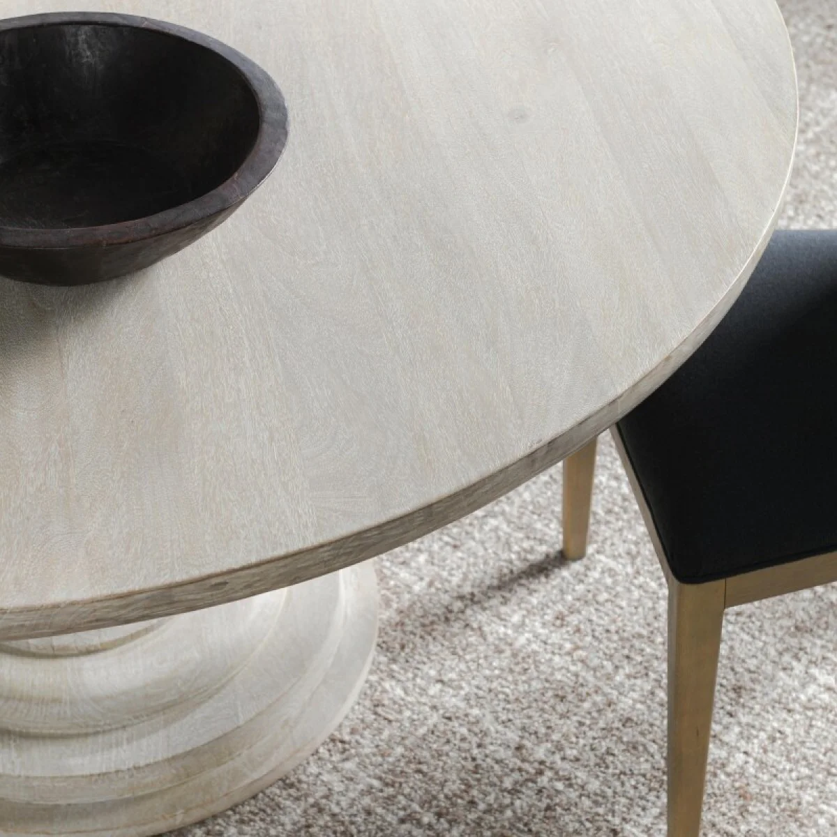 Hera Solid Wood Round Dining Table Dining Tables Classic Home 9