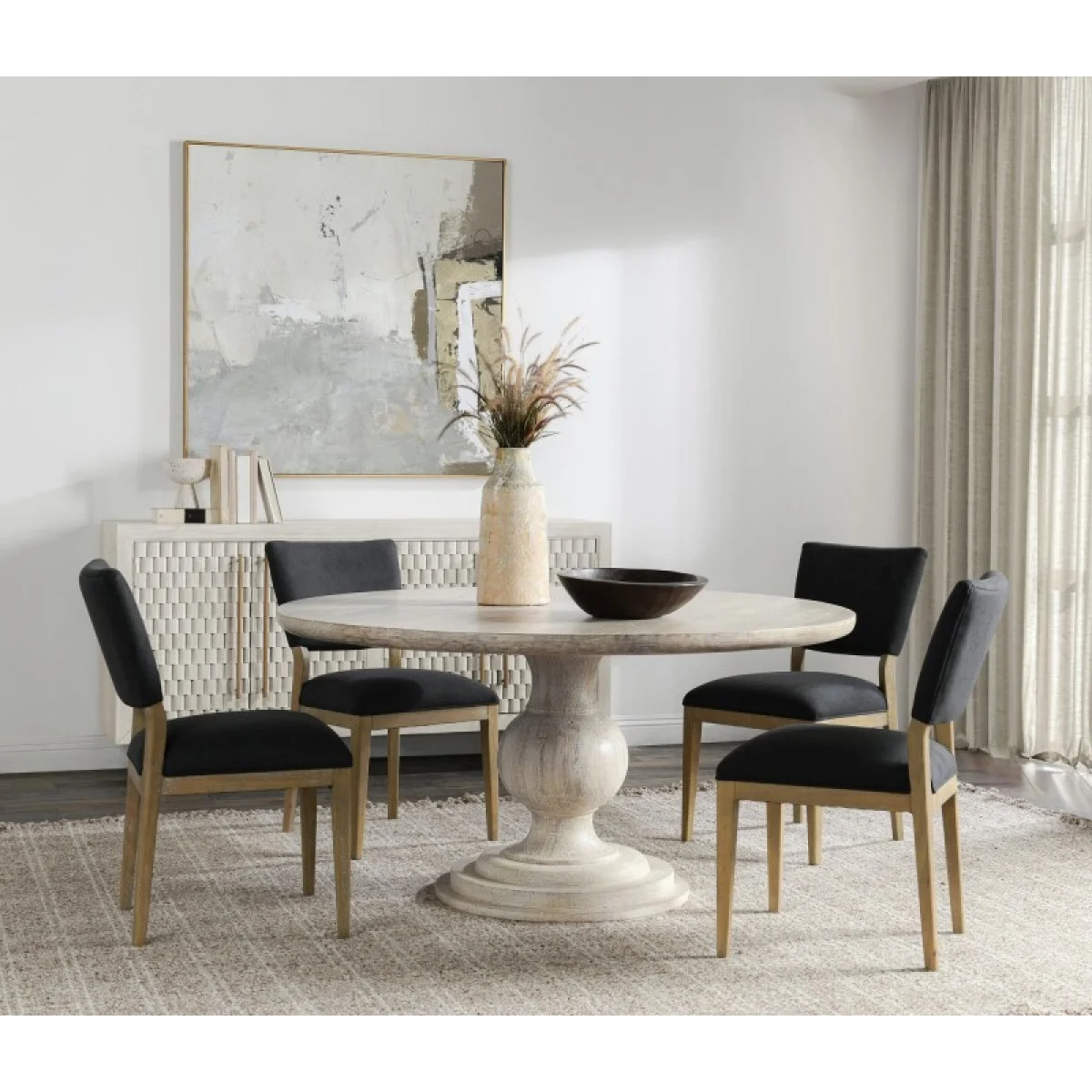 Hera Solid Wood Round Dining Table Dining Tables Classic Home 10