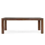 Nemi Solid Wood Rectangle Dining Table Dining Tables Brown 16