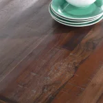 Nemi Solid Wood Rectangle Dining Table Dining Tables Brown 21