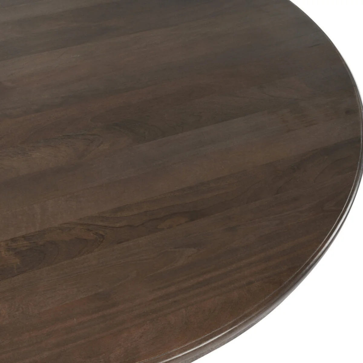 Brookside Solid Wood Round Dining Table Dining Tables Brown 6