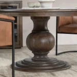 Brookside Solid Wood Round Dining Table Dining Tables Brown 20
