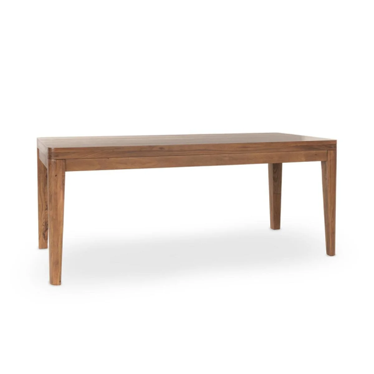 Arno Solid Wood Rectangle Dining Table Dining Tables Amber Brown 4