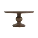Hera Solid Wood Dining Table – Pecan Brown – 60″ Dining Tables Brown 14