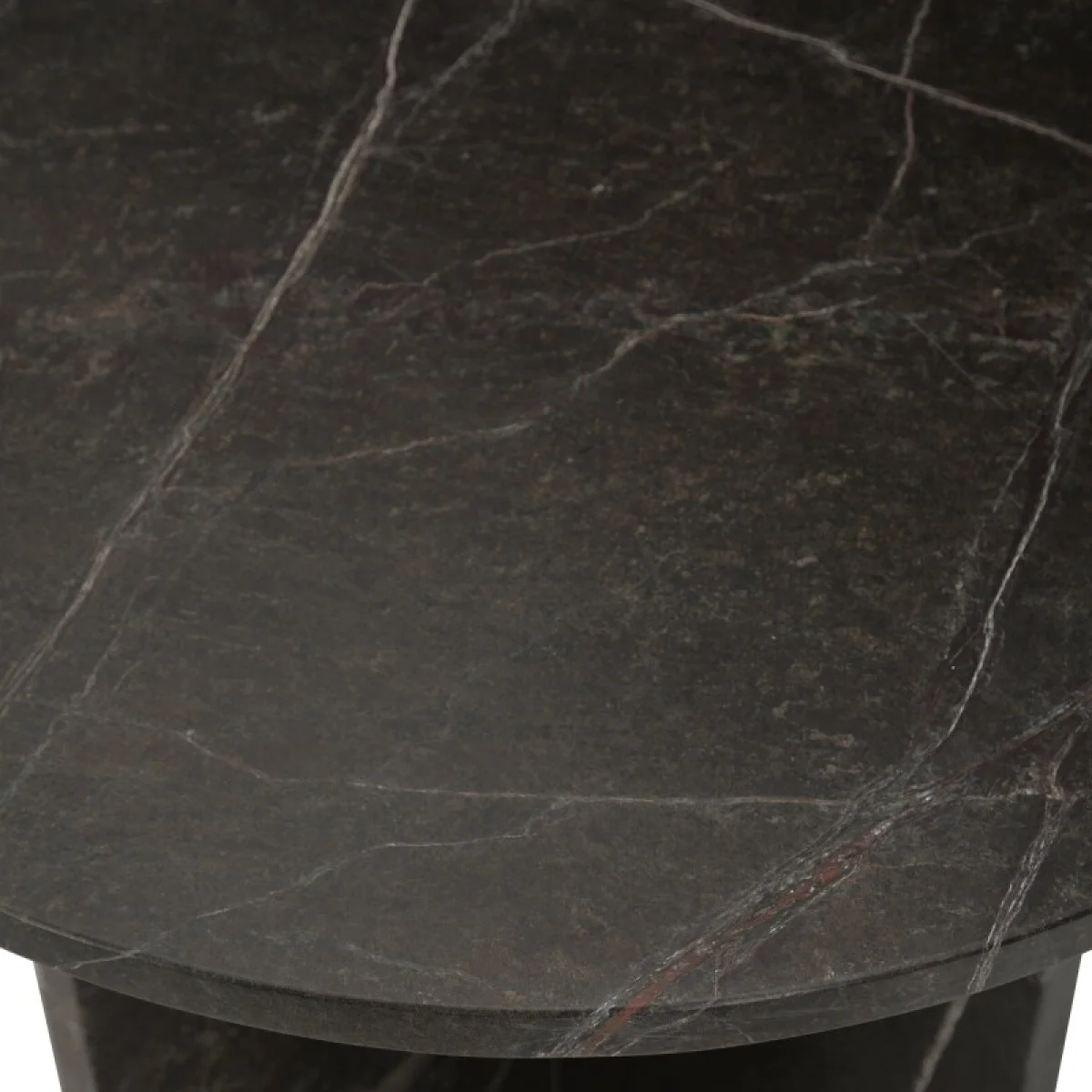 Briley Marble Round Accent Table Small End tables Classic Home 8