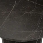Briley Marble Round Accent Table Small End tables Classic Home 19