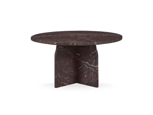 Reilly Marble Round Coffee Table Cocktail & Coffee Tables Classic Home 20