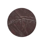 Reilly Marble Round Coffee Table – Merlot Cocktail & Coffee Tables Brown 14