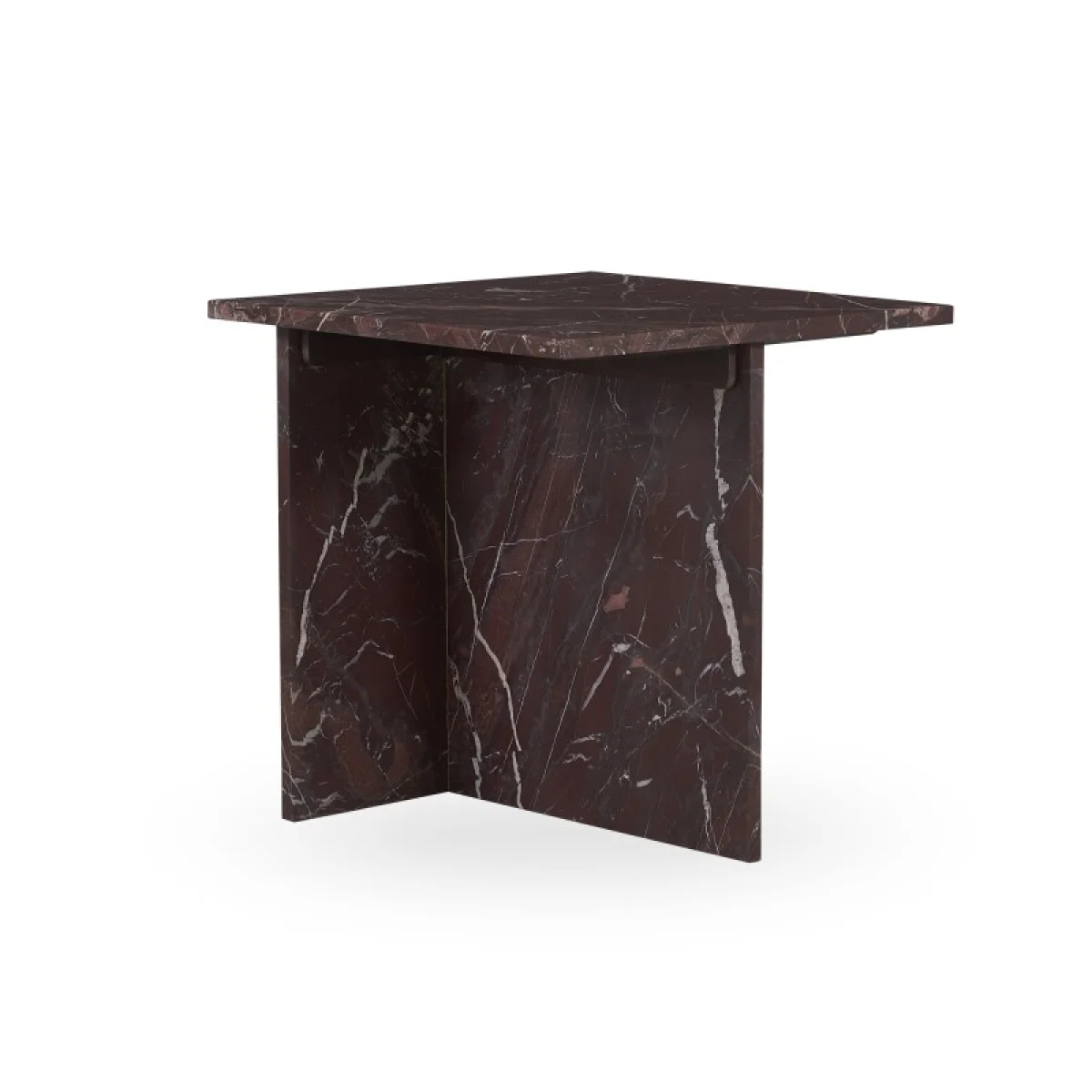 Bexly Marble Square End Table – Red End tables Classic Home 4