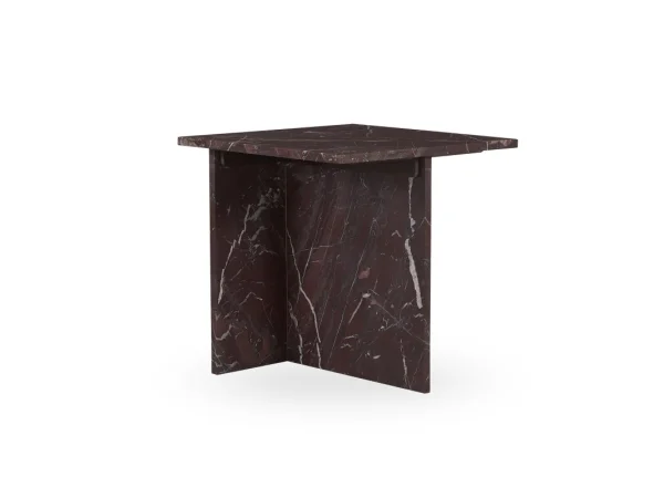Bexly Marble Square End Table – Red End tables Classic Home