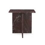 Bexly Marble Square End Table – Red End tables Classic Home 16
