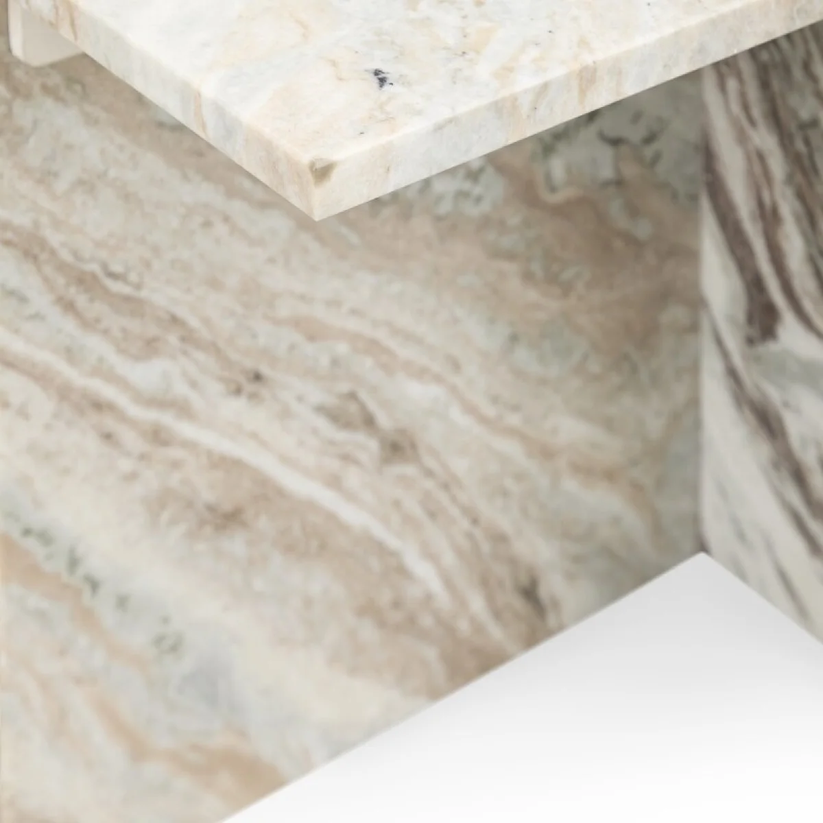 Bexly Marble Square End Table End tables Classic Home 12