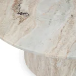 Amberly Marble Round Coffee Table Cocktail & Coffee Tables Classic Home 16