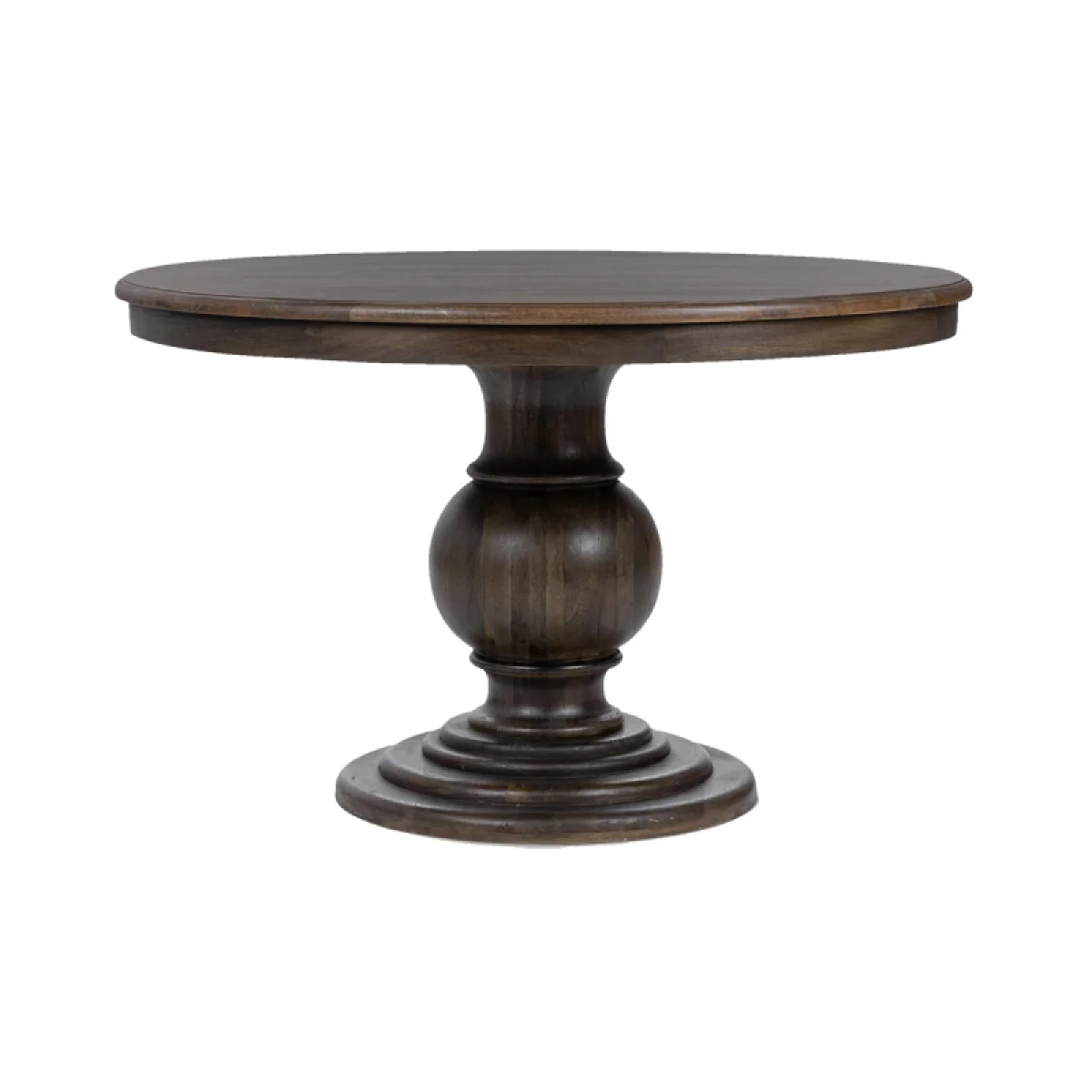 Brookside Solid Wood Round Dining Table Dining Tables Brown 4