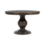 Brookside Solid Wood Round Dining Table Dining Tables Brown 14
