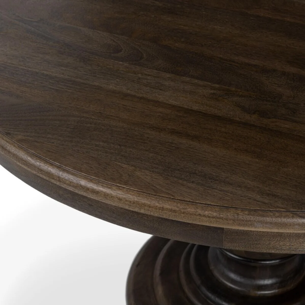 Brookside Solid Wood Round Dining Table Dining Tables Brown 9