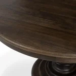 Brookside Solid Wood Round Dining Table Dining Tables Brown 19