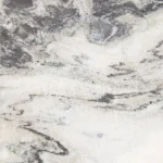 Zora Marble Round End Table End tables Black, White 18