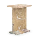 Delaney Marble Rectangle Accent Table