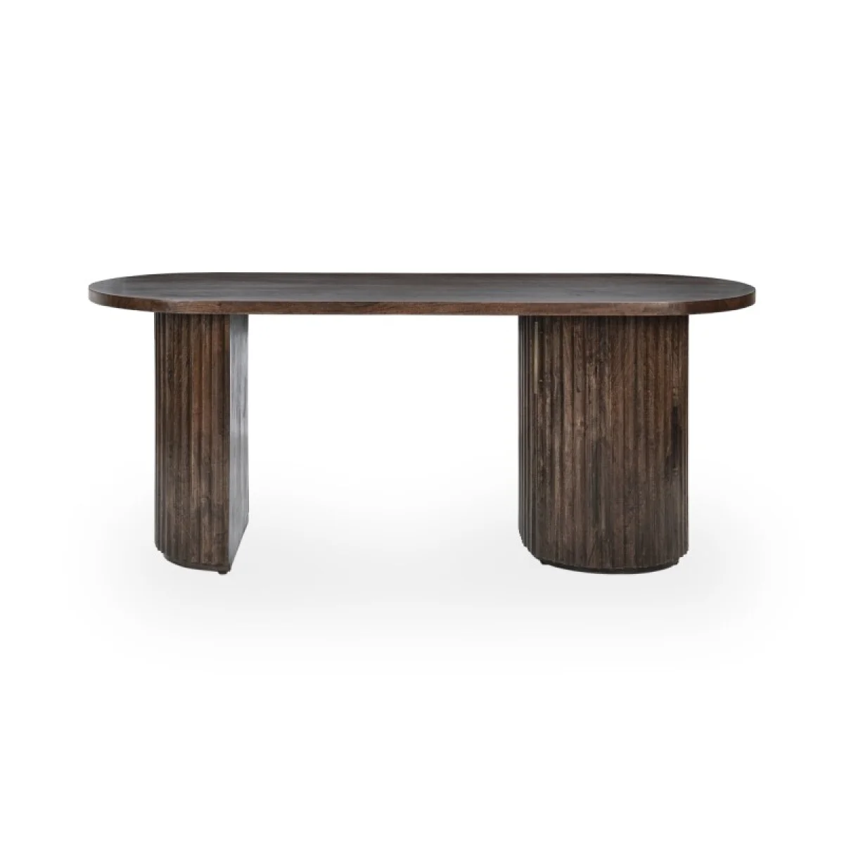 Redford Solid Wood Desk Desks Brown 6