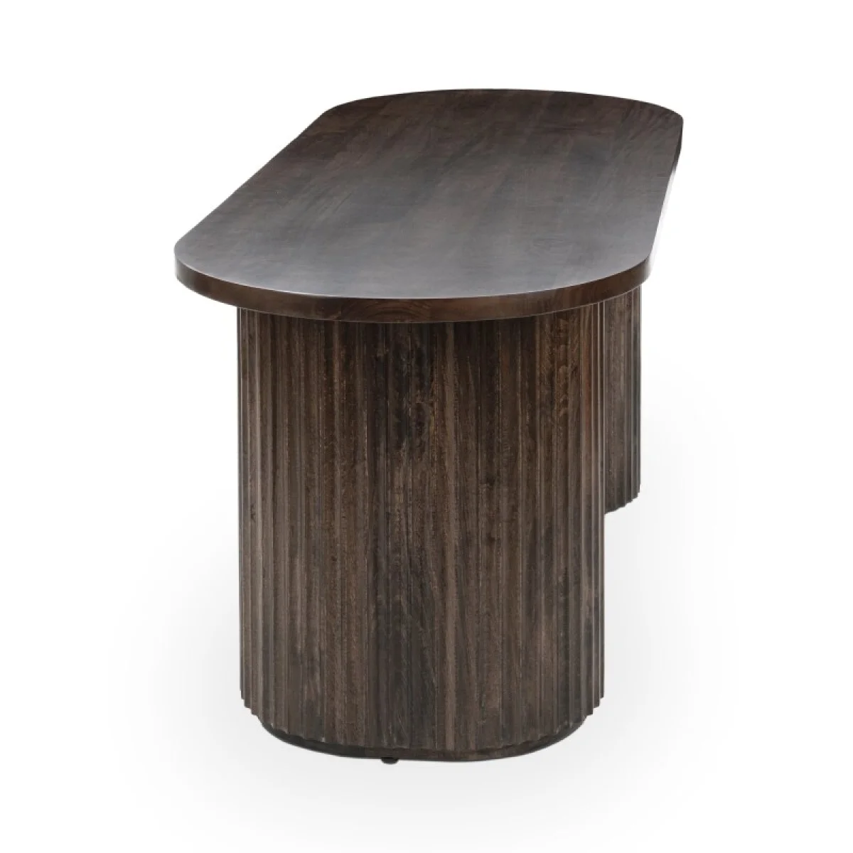 Redford Solid Wood Desk Desks Brown 7