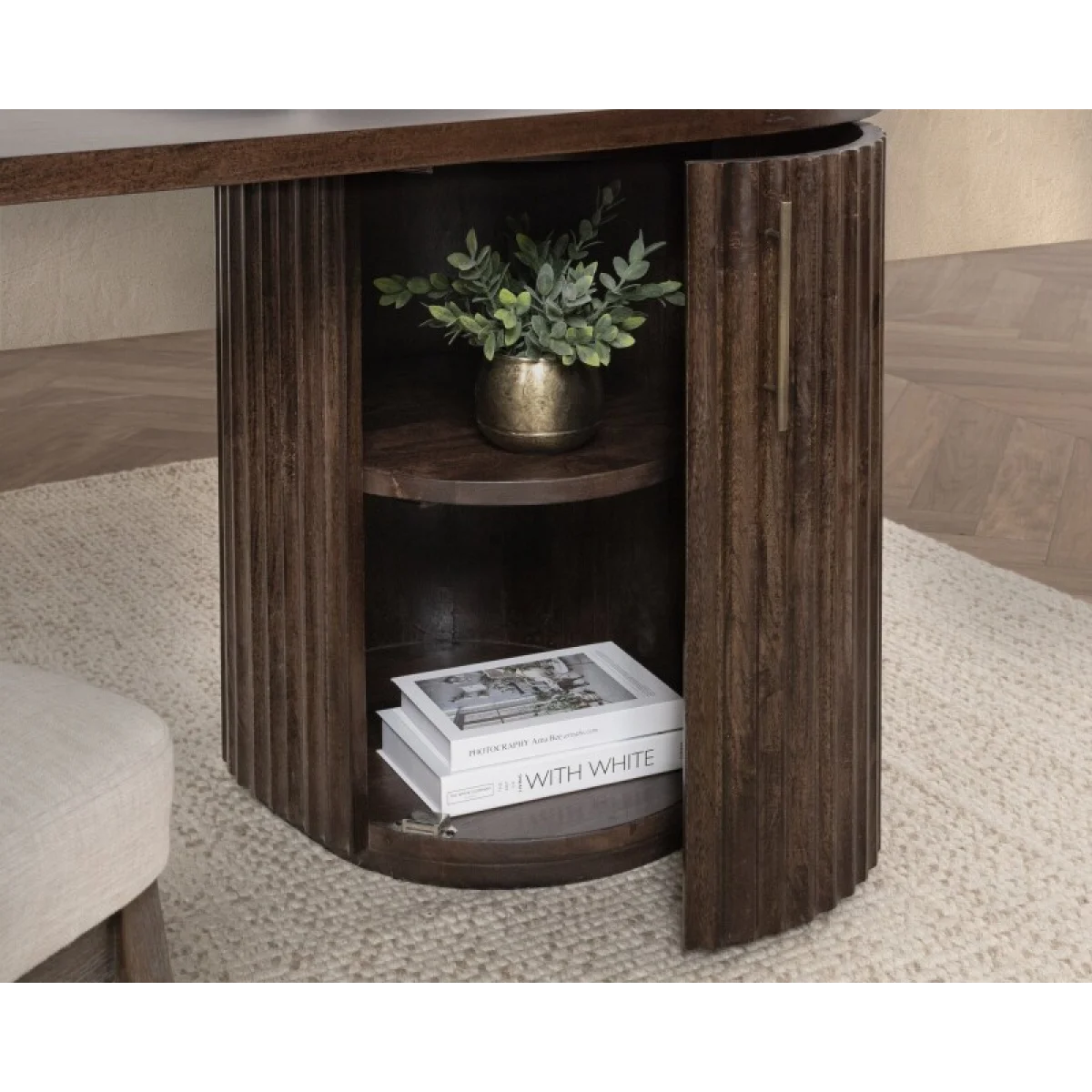 Redford Solid Wood Desk Desks Brown 12