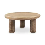 Ilaria Reclaimed Wood Round Coffee Table - Image 4