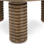 Ilaria Reclaimed Wood Round Coffee Table - Image 7