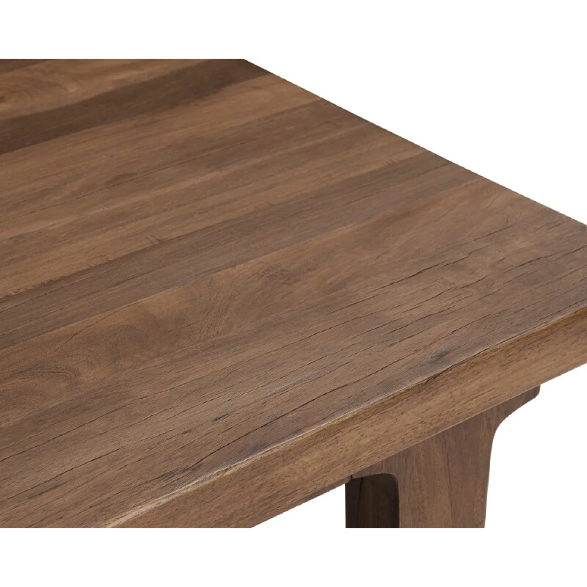 Carmel Reclaimed Wood Rectangle Coffee Table Cocktail & Coffee Tables Brown 8