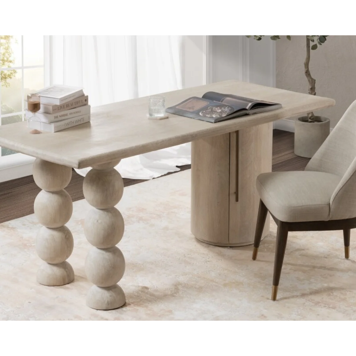 Adir Solid Wood Desk Desks Classic Home 14