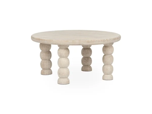 Adir Solid Wood Round End Table End tables Classic Home 22