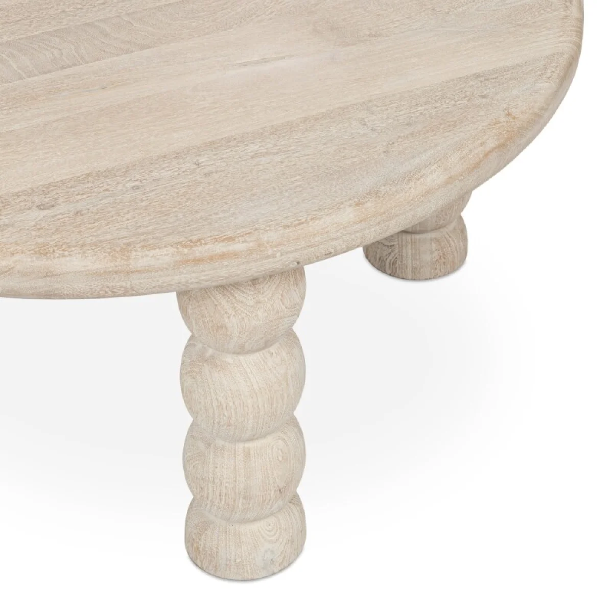 Adir Solid Wood Round Coffee Table Cocktail & Coffee Tables Classic Home 8
