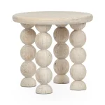Adir Solid Wood Round End Table End tables Classic Home 13