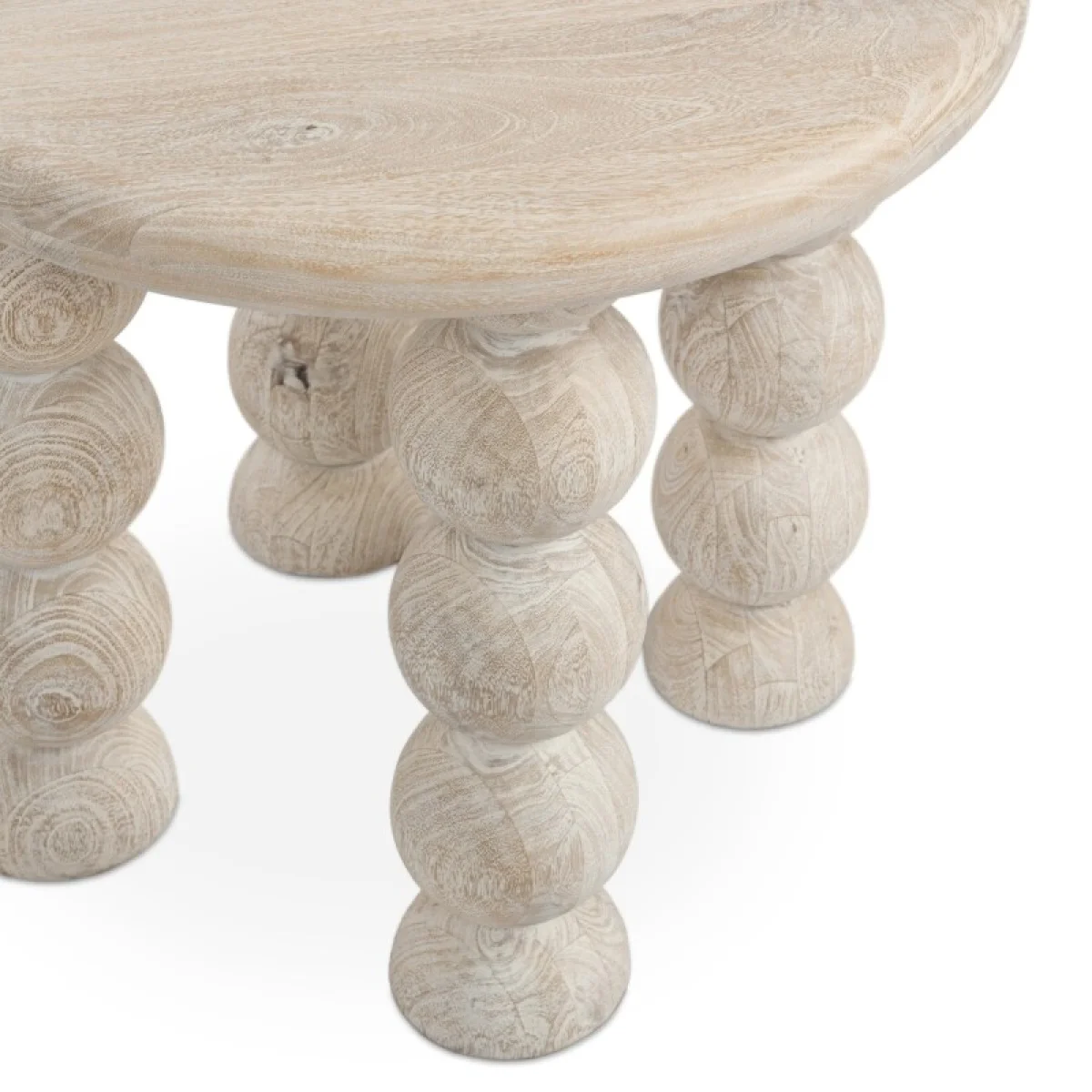 Adir Solid Wood Round End Table End tables Classic Home 8