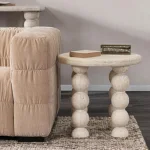 Adir Solid Wood Round End Table End tables Classic Home 19