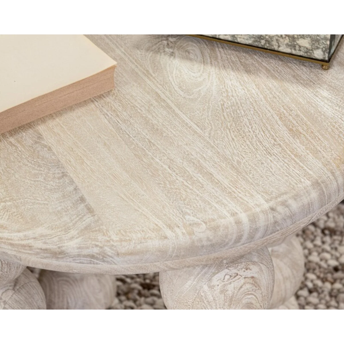 Adir Solid Wood Round End Table End tables Classic Home 11