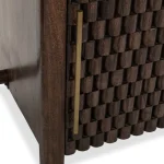 Norwood Solid Wood Desk Desks Bark Brown 21