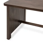 Norwood Solid Wood Desk Desks Bark Brown 22