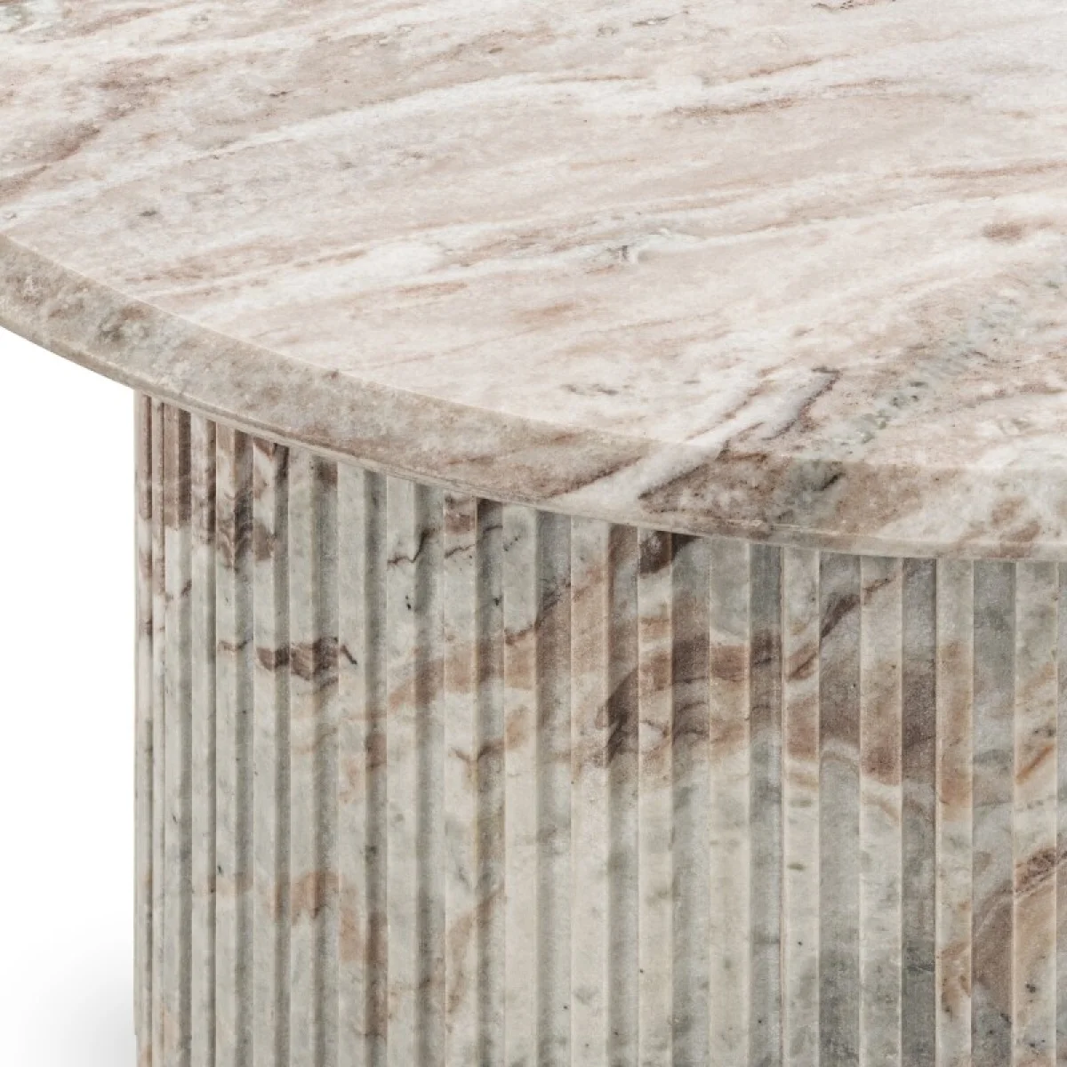 Nordens Marble Round Coffee Table Cocktail & Coffee Tables Classic Home 7